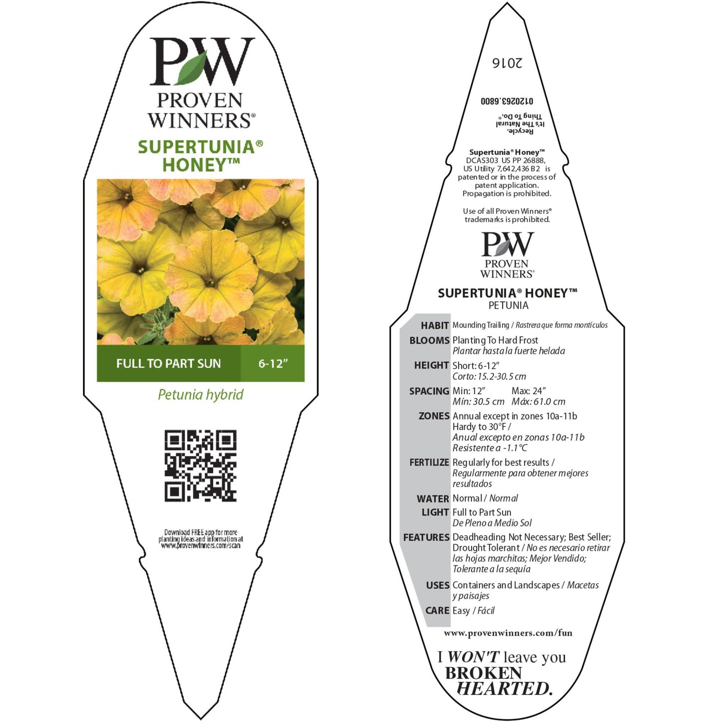 Supertunia® Honey™ Petunia