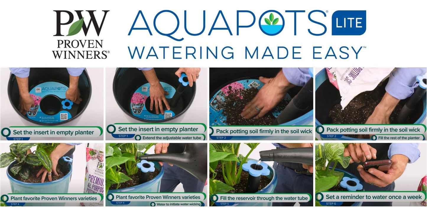 AquaPots® Lite Insert with Adapter (Square)