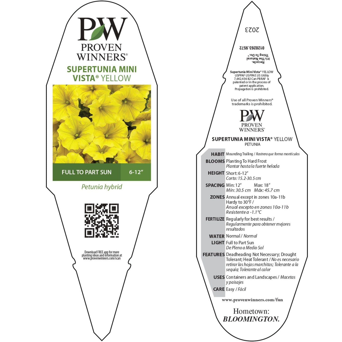 Supertunia Mini Vista® Yellow Petunia