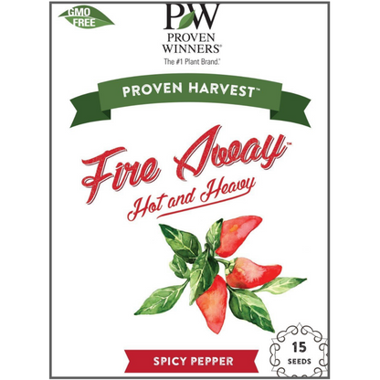 Seeds Fire Away™ 'Hot and Heavy' Hot Pepper (Capsicum)