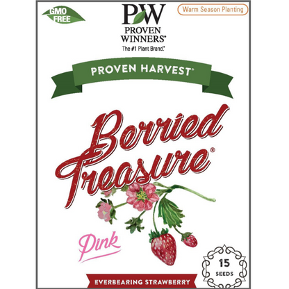 Seeds Berried Treasure® Pink Strawberry (Fragaria)